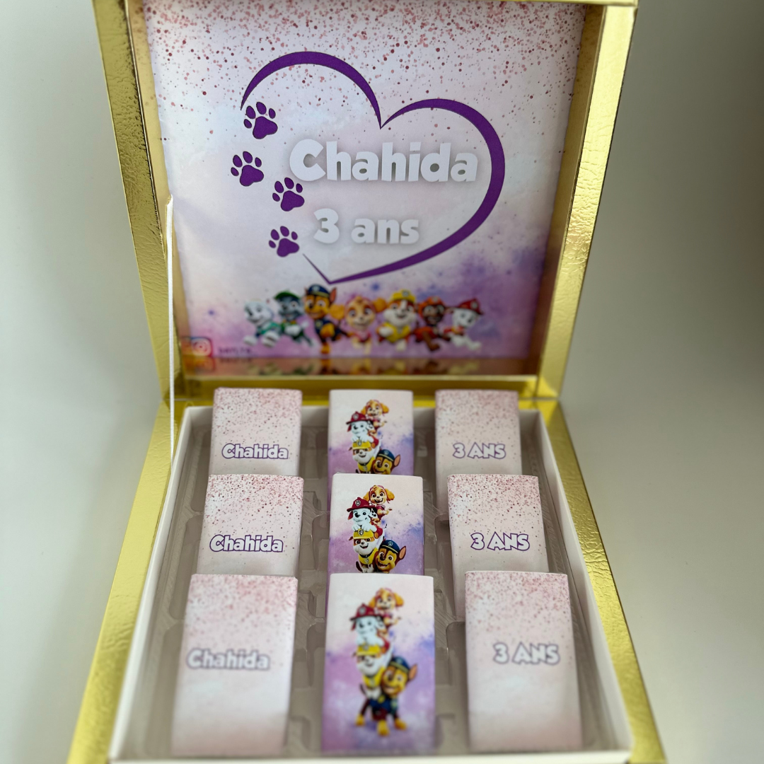 Boite de 9 chocolats