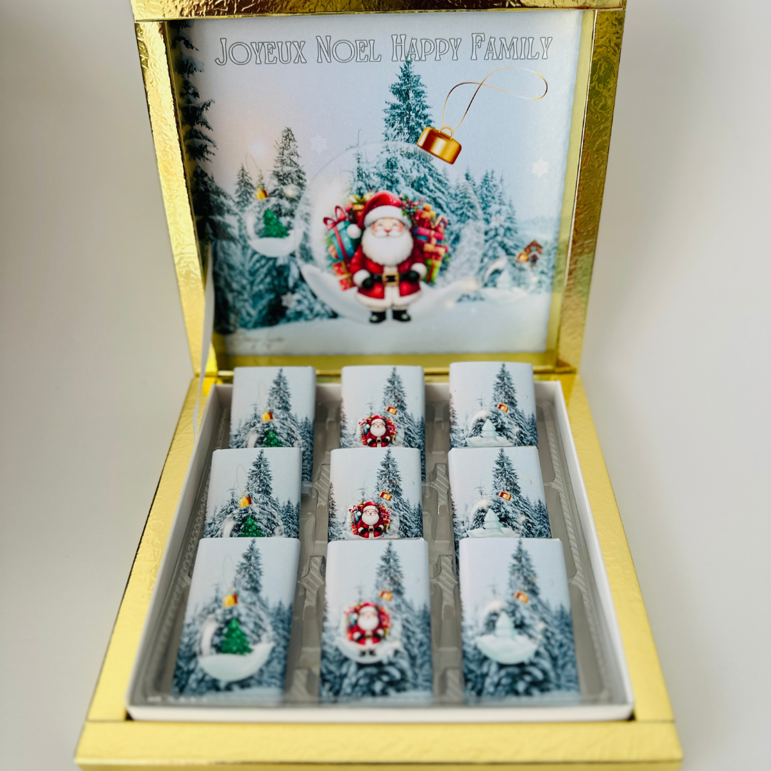 Boite de 16 chocolats Noël