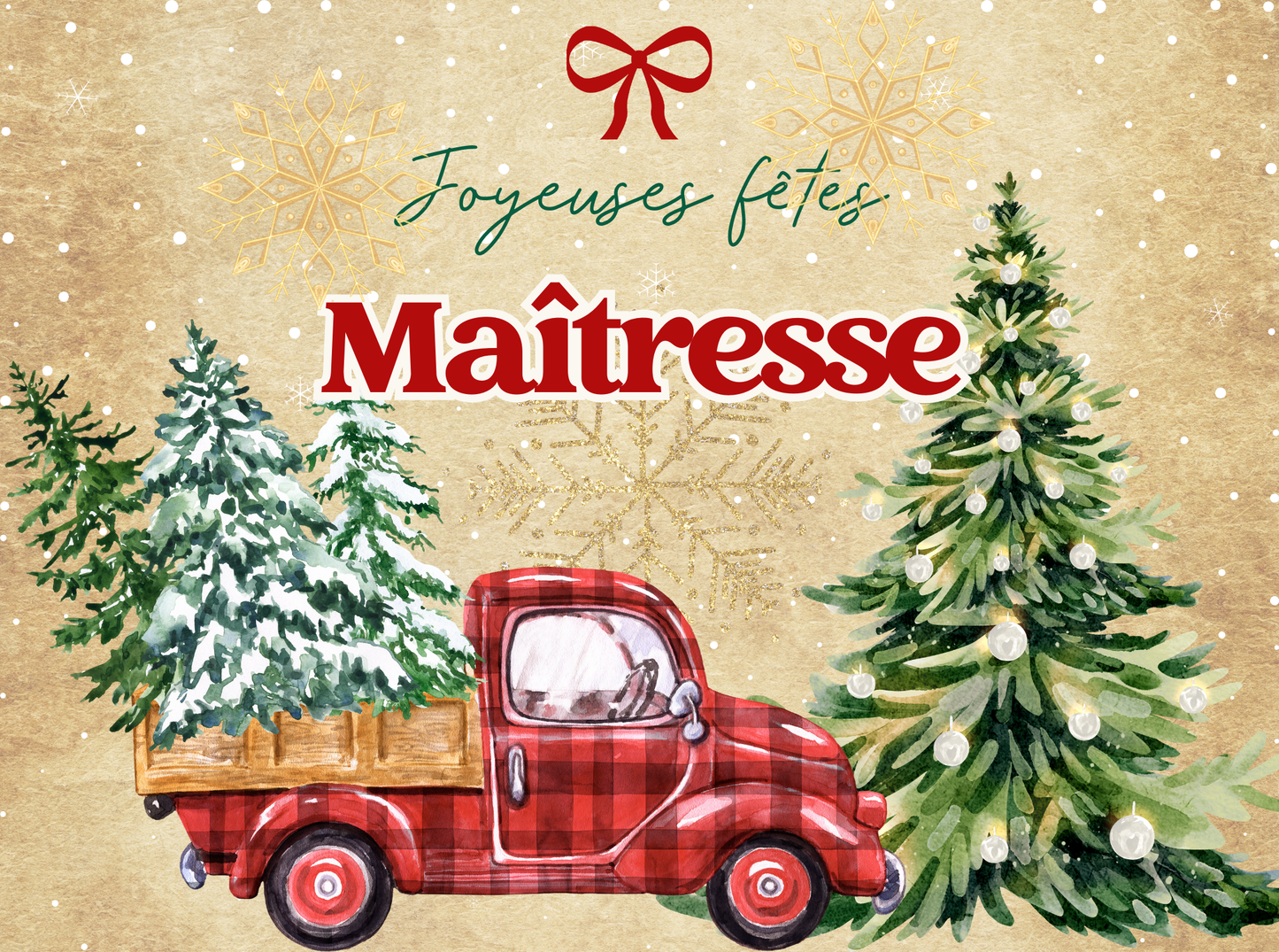 Coffret gourmand adultes sapin