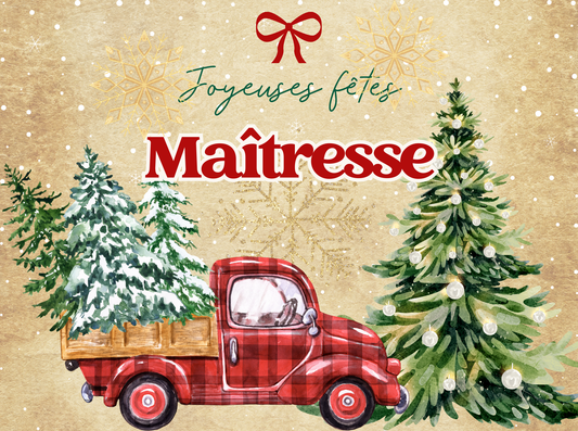 Coffret gourmand adultes sapin