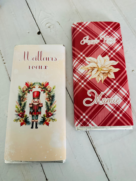 Tablette de chocolat personnalisée