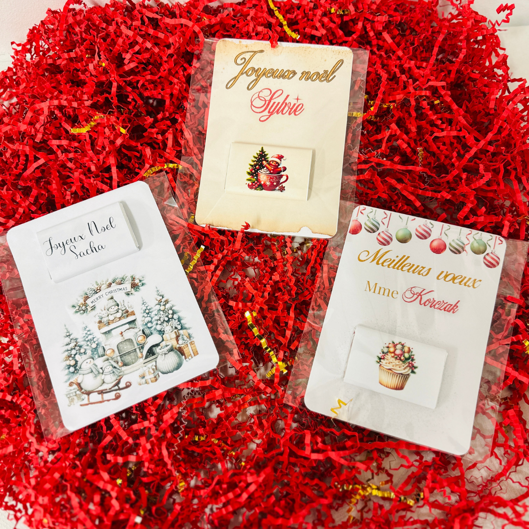 Carte de remerciement NOËL